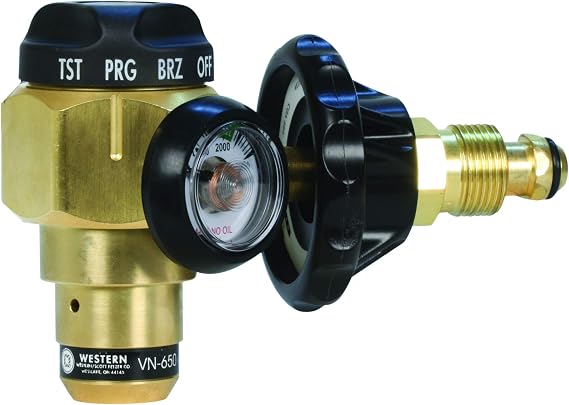 Western Enterprises VN-650 Nitrogen Purging/Test Regulator with 650 PSI Test Pressure