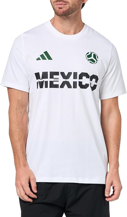 adidas Men's Mexico T-Shirt, White, X-Small