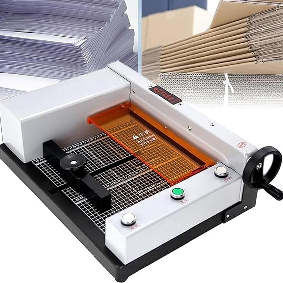 Electric Paper Cutter, Cutting Width 0-300mm, Paper Guillotine, Electric Leather Trimmer, Cutting Thickness 40mm, Desktop and Industrial Paper Cutting Machine