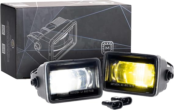 Morimoto XB Evo+ White/Yellow LED Fog Lights for 18-20 Ford F-150