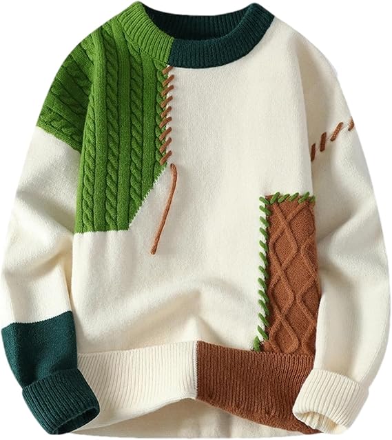 Fall Winter Sweater Men Cashmere Pullover Men Knit Loose Mens Sweaters Korean Streetwear Soft Warm Men's Sweater