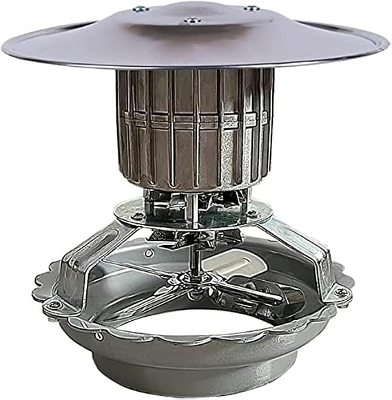 AMNOOL Chimney Fan, 120W Chimney Ventilation Fans, Fireplace Smoke Extractor Pumps, Electric Chimney Fan Flue Chimney Exhaust Fan Blower Fan-1