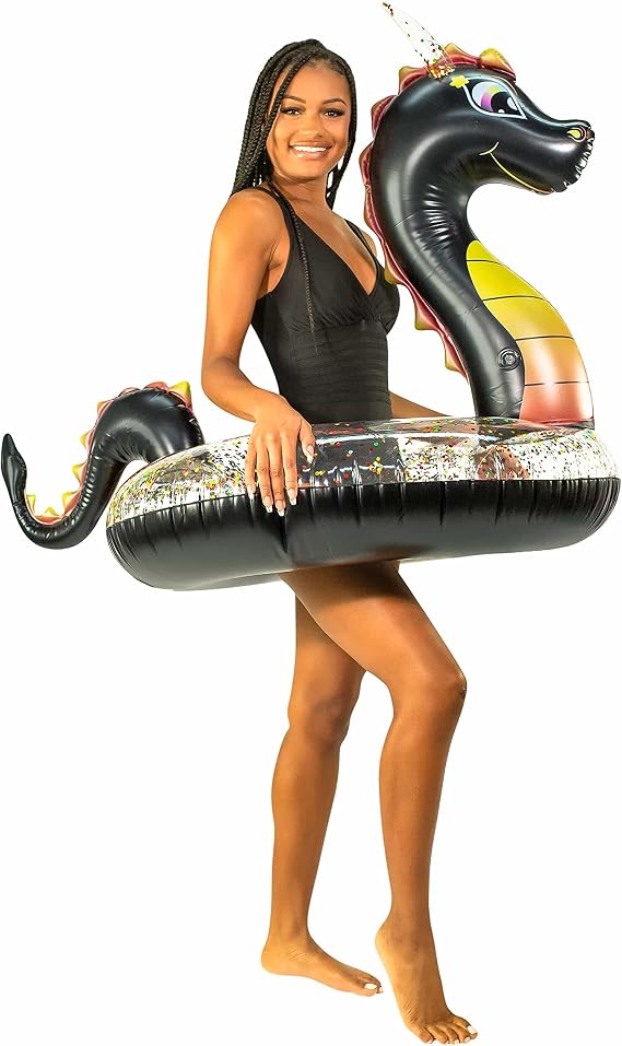 Poolcandy Inflatable 40" inch Animal Pool Tubes & Swim Rings
