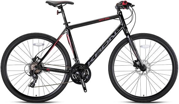 Kron SPX100 28 Jant 21 VİTES HİDROLİK DİSK FRENŞEHİR BİSİKLETİ SİYAH-KIRMIZI/FÜME(GREENWAY BİSİKLET)