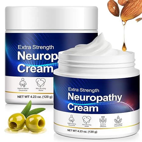 Neuropathy Cream with Extra Strong Effect Against Pain Contains Lavender Arnica and Vitamin B6 Cream for Relieving Nerve Pain Suitable for Muscles and Joints All Over the Body 120 g