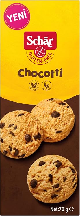 Schar Chocotti Glutensiz Damla Çikolatalı Kurabiye 70 gr