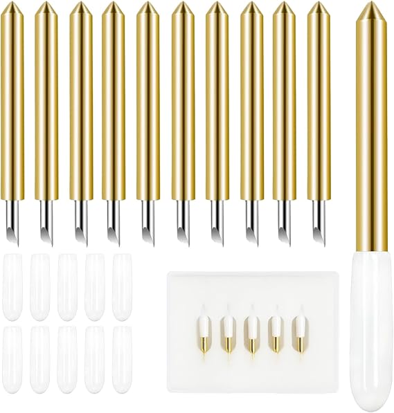 10-Pack Fine Point Blades for Cricut Maker & Explore