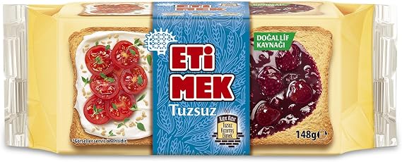 Etimek Tuzsuz Kızarmış Ekmek 148 g x 12 Adet