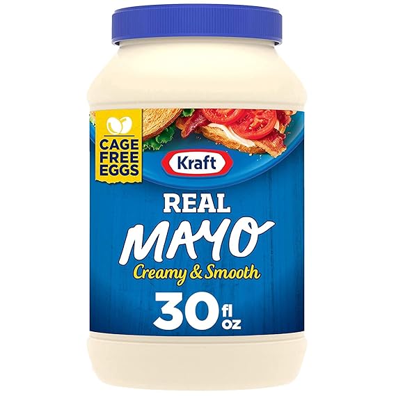 Kraft Real Mayo, 30 fl oz Jar (3 jars)