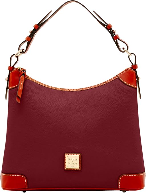 Dooney & Bourke Shoulder Bags for Women, Leather Hobo Handbag with Adjustable Strap