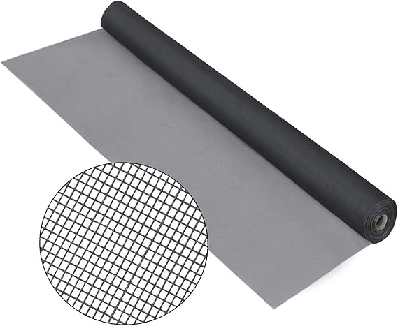 Fiberglass Window Screen Roll 36in x 100ft DIY Custom Screens Replacement Mesh for Windows Doors Patio Screens Premium Pet Proof Screen Porch Screen for Outdoor Kitchens Tree Houses Pool Houses
