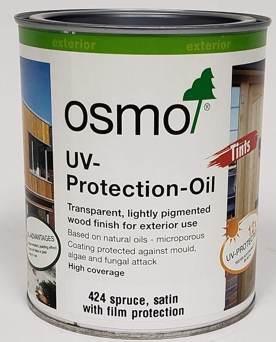 Osmo - UV-Protection Oil - 424 Spruce - 0.75 Liter