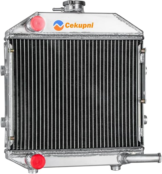 2 Row Aluminum Compact Tractor Radiator Compatible with Ford 1300 SBA310100211