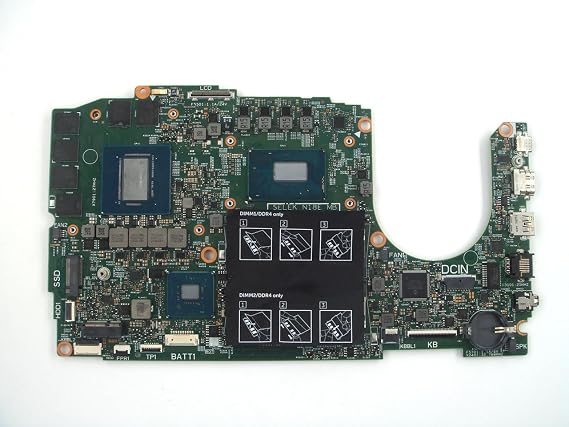 New/Orig Parts for DELL G3 15 3590 15.6" i7-9750H GTX-1660Ti 6GB Motherboard System Board 18812-1 0FMG64