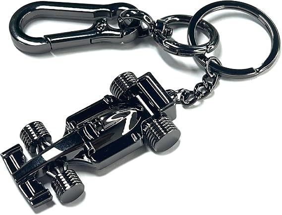 Race Car Keychain, Stainless Steel Metal Formula 3D Racing Car Model, Perfect Decorative Accessory for Keys