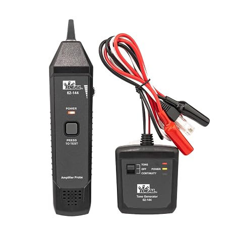 Ideal Electrical Tone & Probe Wire Identifier, 62-144, RJ11 Plug