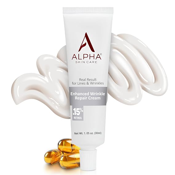 Alpha Skin Care Enhanced Wrinkle Repair Cream, 0.15% Retinol, 1.05 Oz