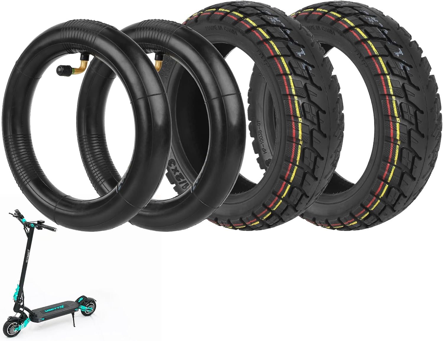 Ulip 8.5 * 3オフロードタイヤ 内径134mm VSETT 8/9 Macury Zero 8/9シリーズスクーター用