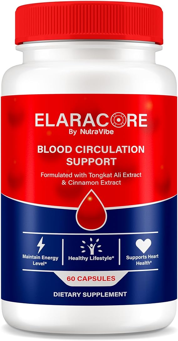 Elaracore - Official Formula for Balance and Stable Levels, Premium Formula to Support Healthy Circulation & Maintain Overall Health with Natural Ingredients, Elara Core Reviews (60 Capsules)