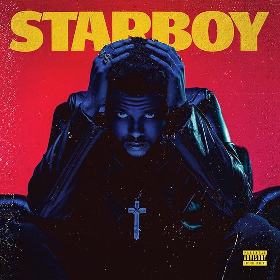 CINEMAFLIX Starboy - The Weeknd - Hip-Hop/Rap Album Cover POSTER - Measures 12 x 12 inches