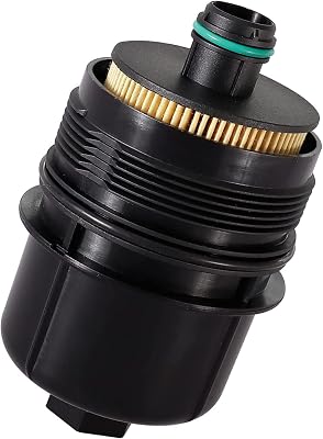 Ecodiesel Engine Oil Filter Element and Cap Compatible with 2020 2021 Wrangler JL 2020 2021 Dodge Ram 1500 DT 2021 Gladiator 68507598AA, 68498720AA Oil Filter 3.0L V6