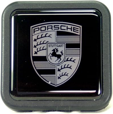 Porsche Cayenne Black Tow Hitch Cover