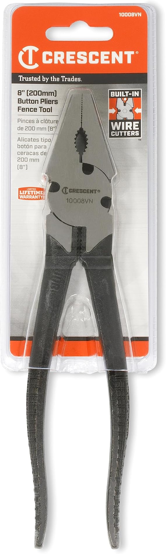 Crescent 8" Button Fence Pliers | 10008VN-05
