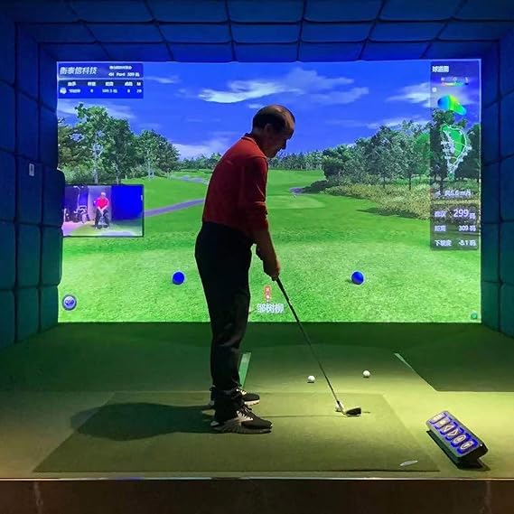HD Impact Screen for Indoor Golf Simulator - Ideal Training Projection Surface - Durable Driving Net - Perfect for Home Practice