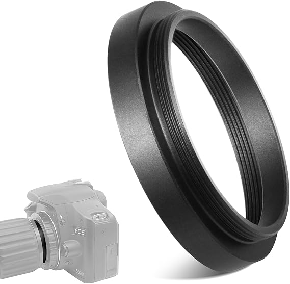 Astromania M43x0.75 Female to M42x0.75 T / T2 Male Thread Telescope Adapter | Aluminum Telescope Accessories, Slove Focusing Issues, For Astronomy Telescope, Convert Thread In Planetary Moon Observation