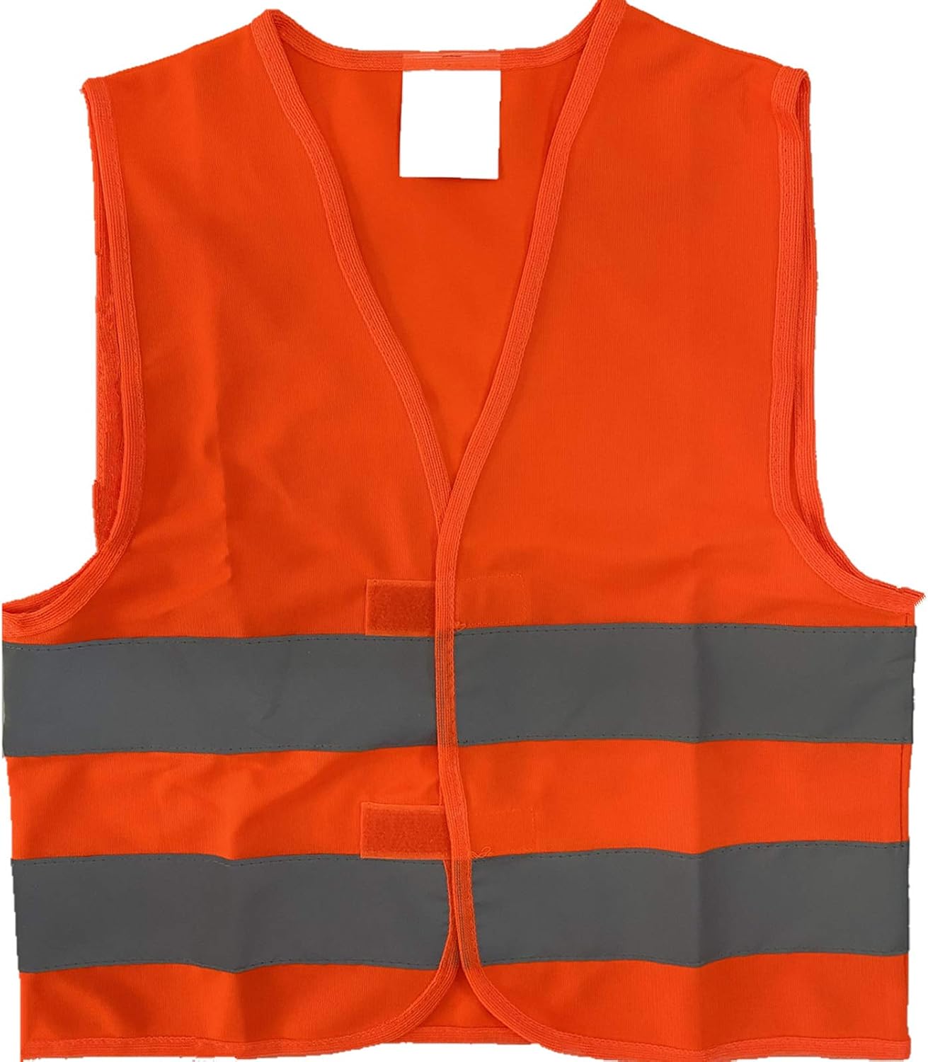Kids High Visibility Reflective Orange Safety Vest for Costume Running Cycling