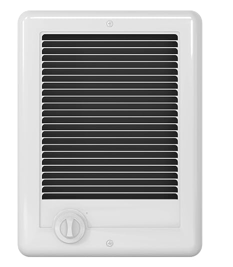 Cadet Com-Pak Electric Wall Heater Complete Unit Without Thermostat (Model: CSC102W, Part: 67541), 3415/2560 BTU, 240/208 Volt, 1000/750 Watt, White