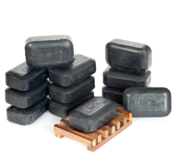SOAP WORKS Coal Tar Bar Soap, 12 Count
