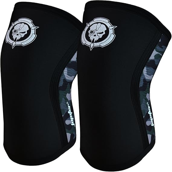 Knee Sleeves (1 Pair), 7mm Compression Knee Braces for Squats,Weightlifting,Powerlifting,Cross Training for Men & Women