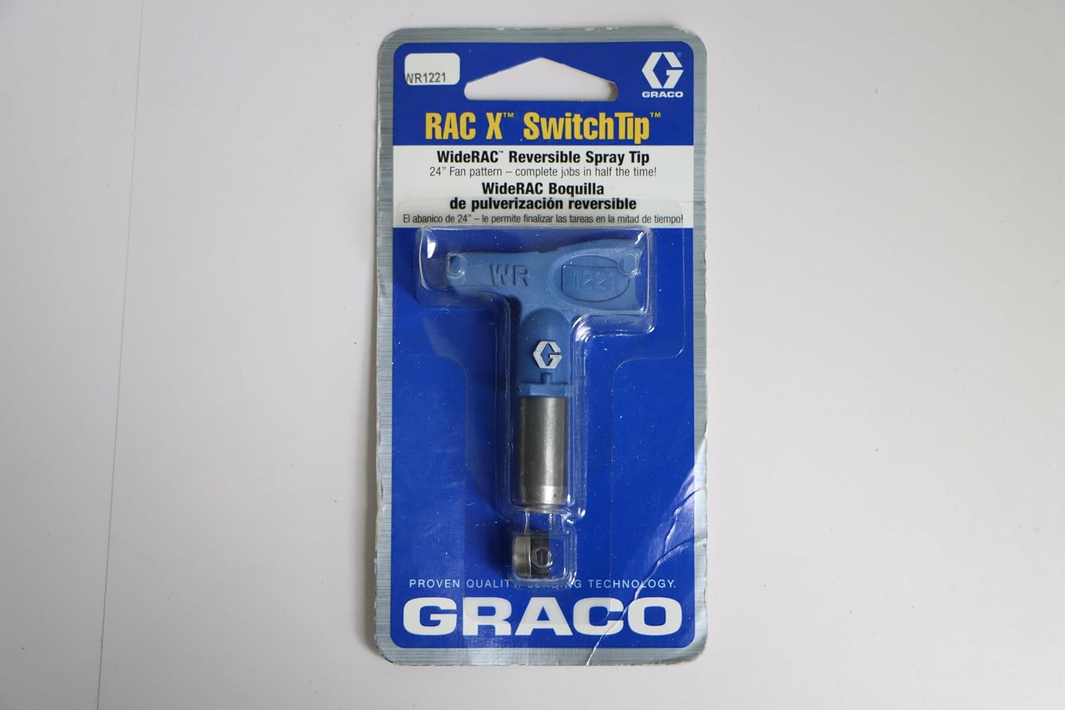 WR1221 RAC X WideRAC Reversible Switch Tip Replacement for Graco WR1221