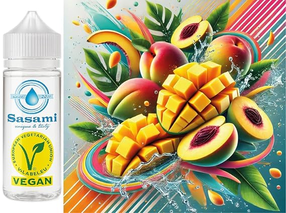 Mango Soleil - Mango-Peach Flavor Concentrate - Vegan - Sasami - 10ml