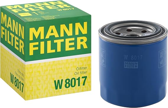 Original MANN-FILTER Oil Filter W 8017 - Spin-on lubricating oil filter - For passenger cars