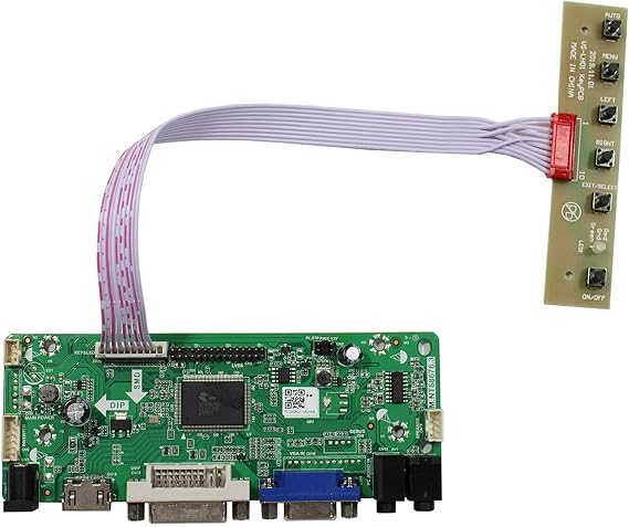 VSDISPLAY DVI VGA LCD Controller Board Compatible with 32" 1920x1080 LCD | HV320FHB N00 N02 N10 N80 N4K F40 LVDS Interface LCD Screen