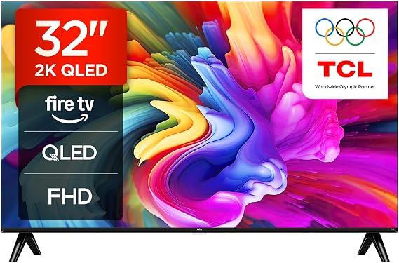 TCL 32SF560-UK 32" Full HD QLED Direct LED Smart TV with Fire TV, Alexa Voice Control, Vivid Colour & Enhanced Brightness [Energy Class F]