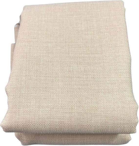 Faux Linen Fabric,Polyester Upholstery Sewing Fabric for Embroidery Home Decor,Pillow,Sofa