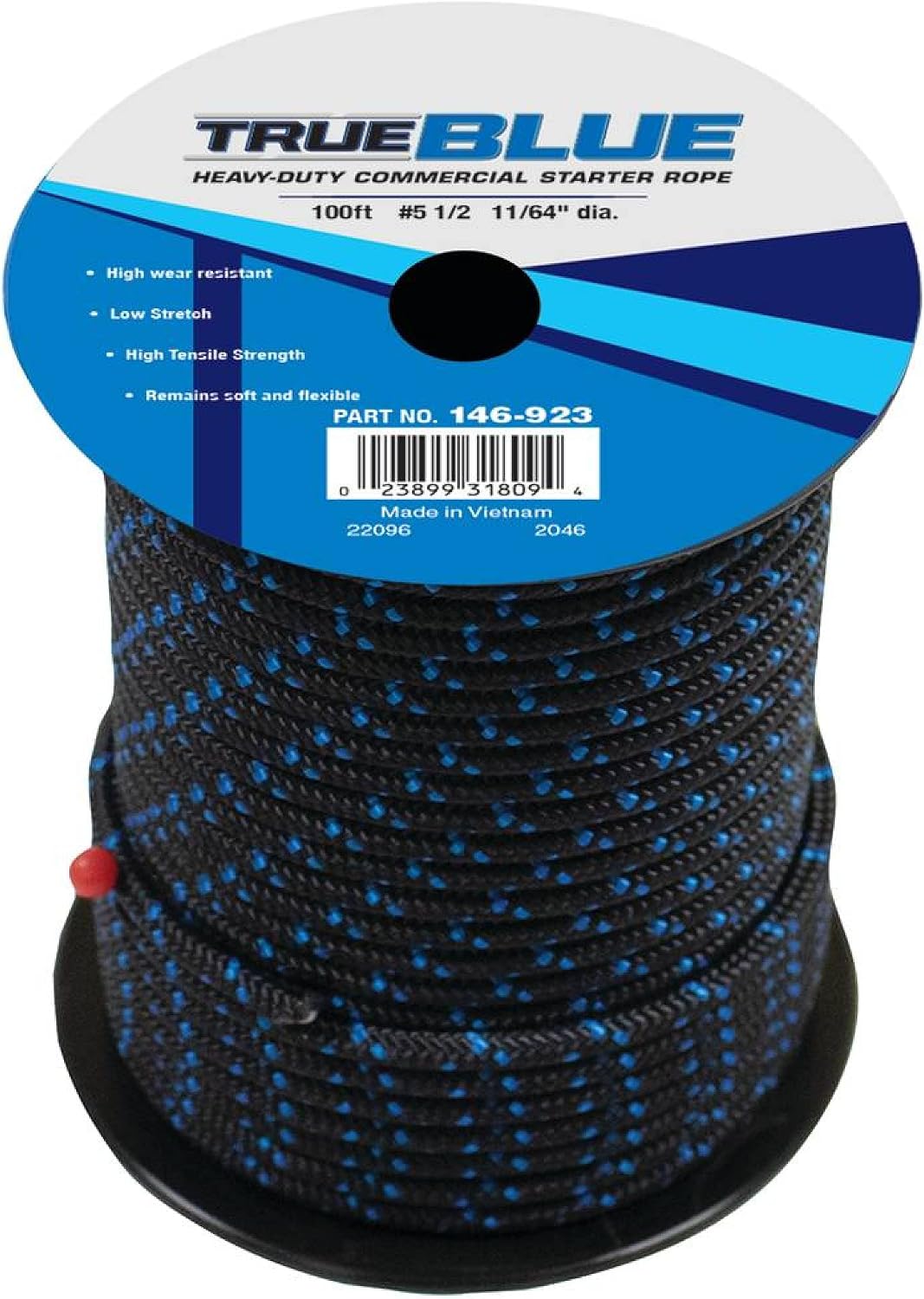 Stens 100' Starter Rope 146-923#5 12 Solid Braid