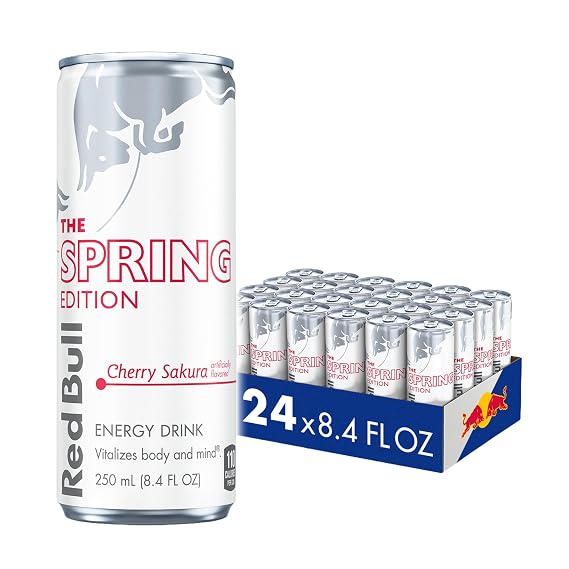 Red Bull Energy Drink, Cherry Sakura, Spring Edition