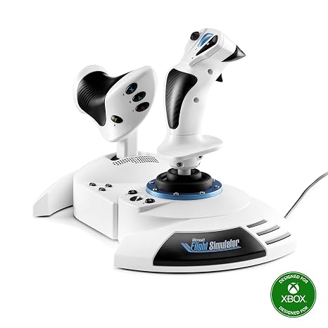 Thrustmaster T-Flight Hotas One MSFS 2024 Collector Edition - XBOX & PC | Detachable design, Officially licensed, 5 axes, 14 buttons, rapid trigger, hat switch, detachable throttle, dual rudder
