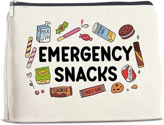 Snack Bag Gifts for Women Snack Lover Makeup Bag