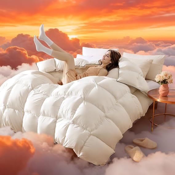 Luxury Winter King Down Comforter - 4(106"x90")