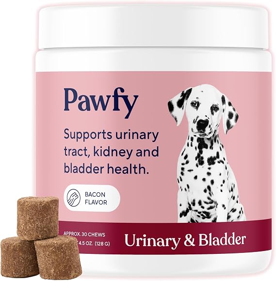 Pawfy Cranberry D-Mannose Dog Supplement - Urinary Tract & Bladder