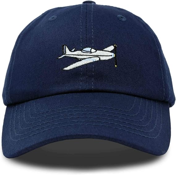 Aviator Airplane Ball Cap Embroidered Hat