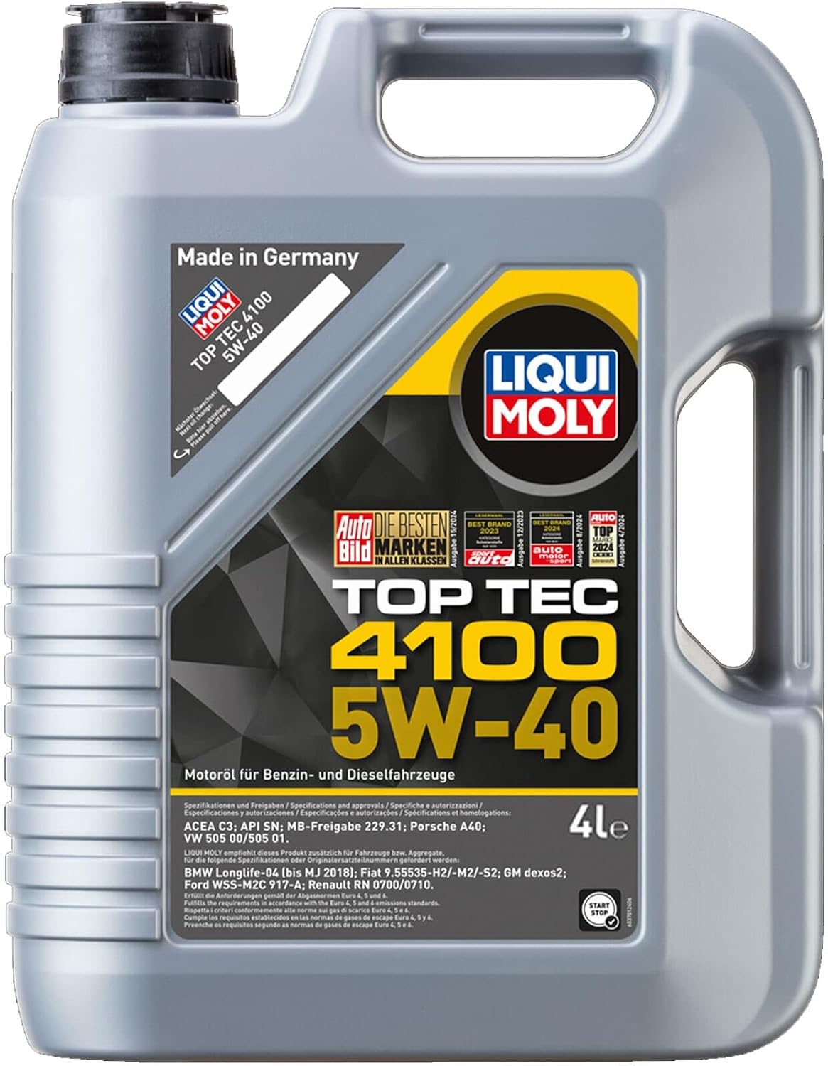 Liqui Moly 5 W40 Engine Oil 4 Litre