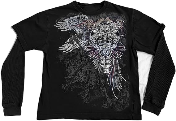 Grunge Oversized Shirts Y2k Women Long Sleeve Aesthetic Graphic Printed Baggy Tops Teen Girl Vintage Harajuku Gothic Tee