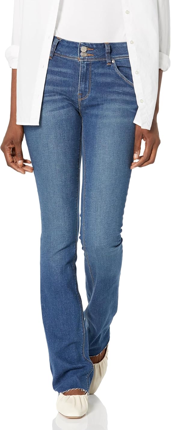 HUDSON Women's Beth Baby Bootcut Jean with Back Flap Pockets