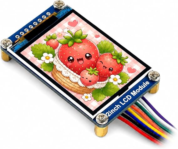 2inch IPS LCD Module, 240x320 SPI Color Display for Development